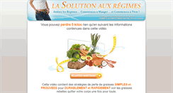 Desktop Screenshot of lasolutionauxregimes.com